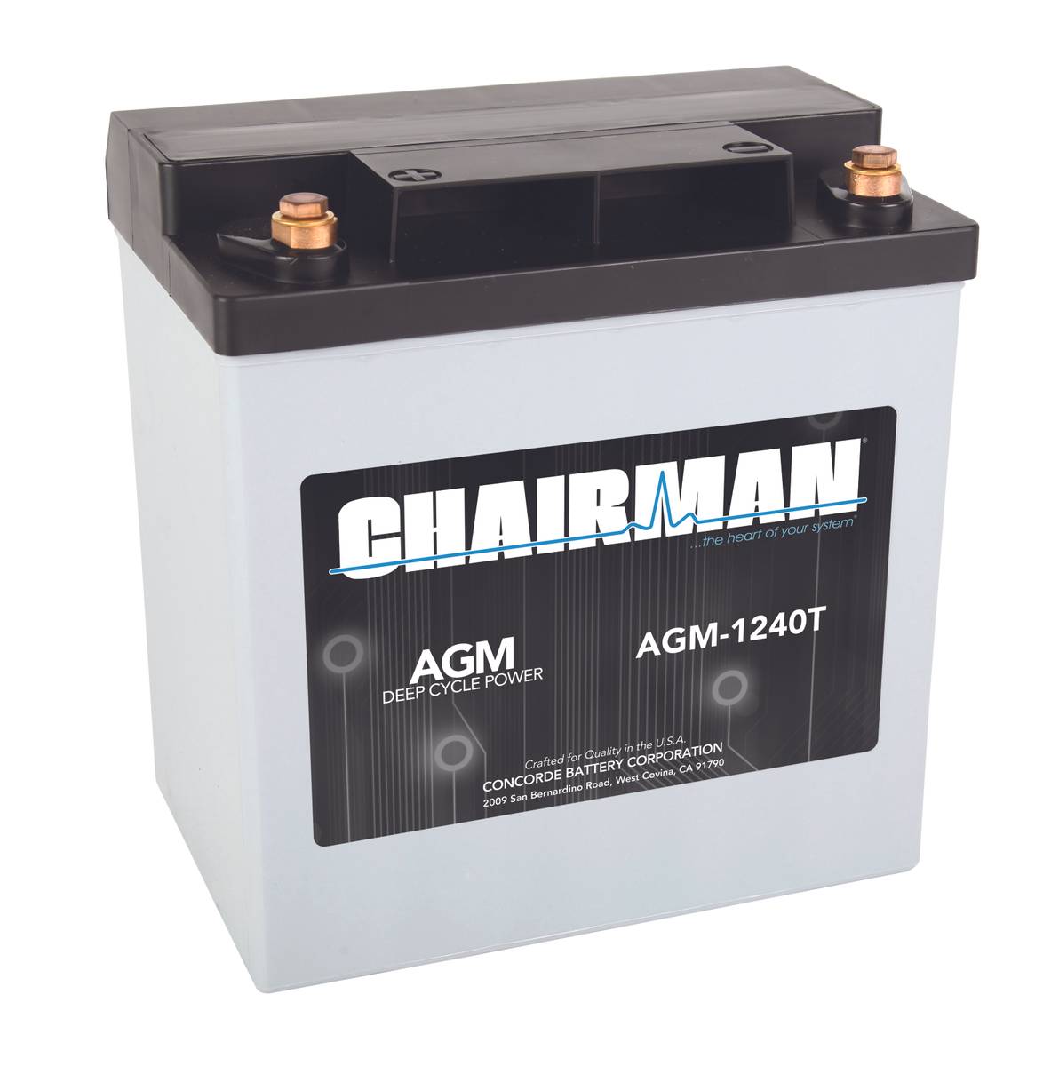  Chairman AGM-1240T 12V 40AH