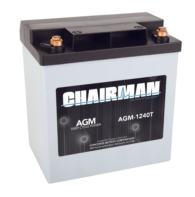 Hovedbilde  Chairman AGM-1240T 12V 40AH
