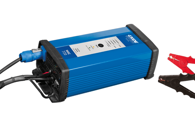 EXIDE WSC720 12V/70Ah Verkstedslader med Diagnostic 12V og 24V
