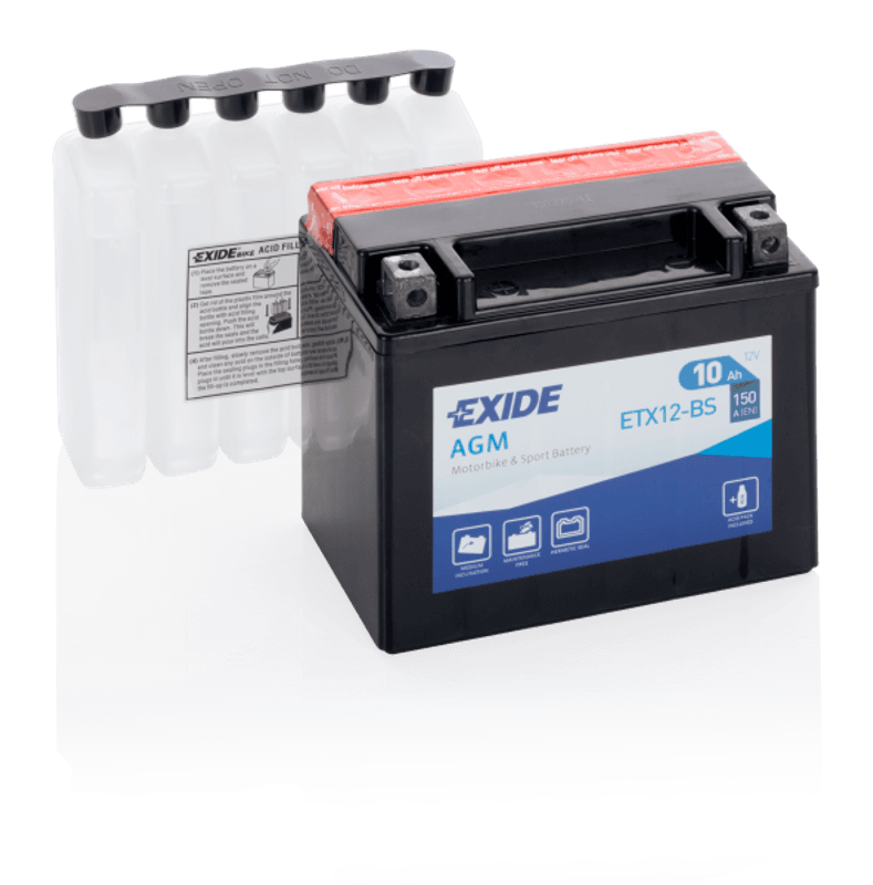 4596 EXIDE AGM ETX12-BS MCbatteri