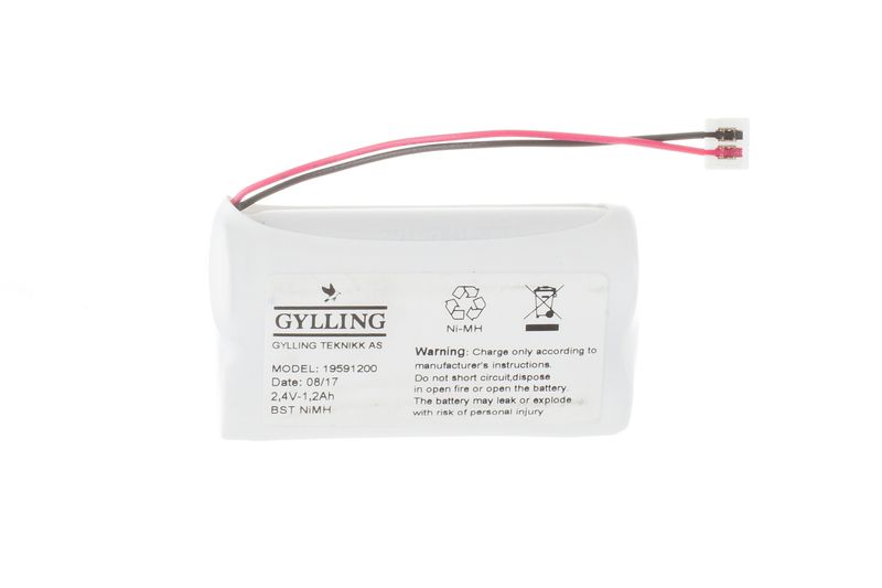 Nødlysbatteri BST 2.4V 1.2AH NiMh