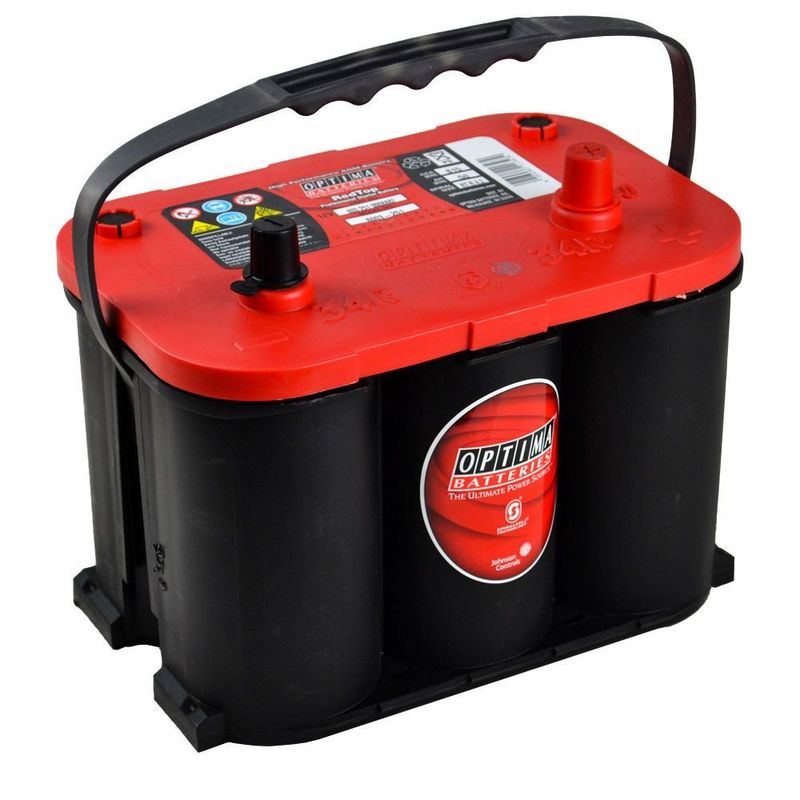 Optima RedTop AGM RT-R 4.2L Rev 12V 50Ah startbatteri 815(EN)CCA