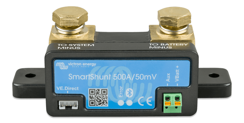 Victron SmartShunt 500A/50mV batteriovervåker