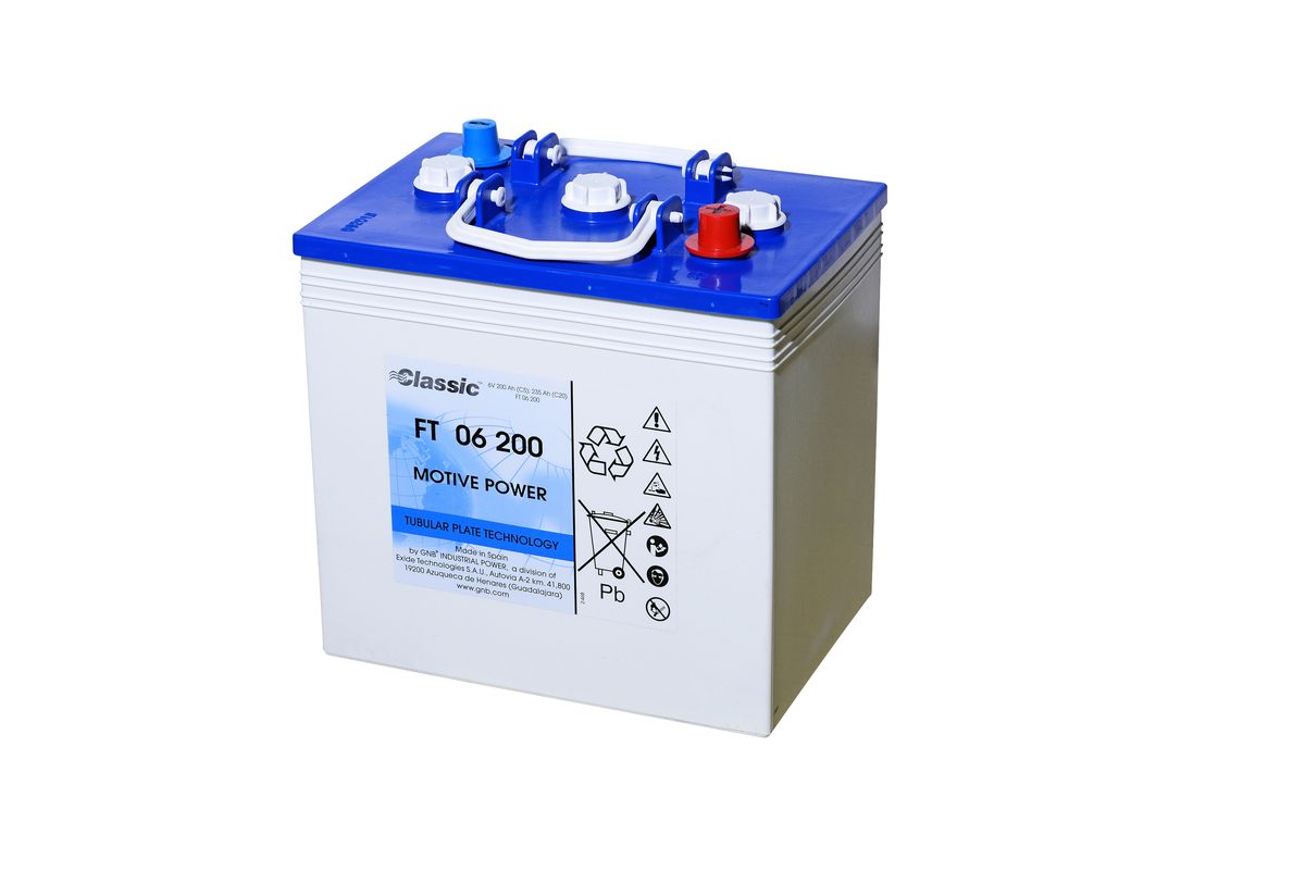 Exide Marathon 6V. 200Ah (5h) Rørplatebatteri 