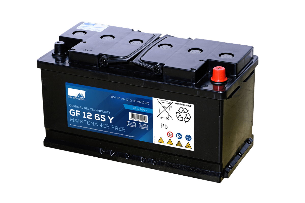  SONNENSCHEIN GF12065Y  GELBatteri 12V 65AH (353x175x190mm) +Høyre
