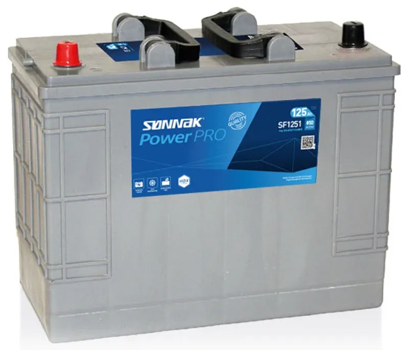 SF1251 SØNNAK POWERPRO 125Ah Kaldstartstrøm 850 EN CCA